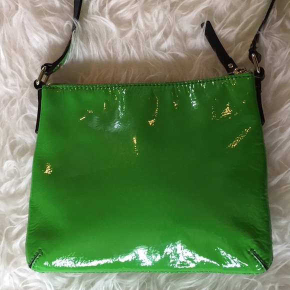 ♠️ KATE SPADE ♠️Tenley Crossbody Patent Green - Picture 3 of 8